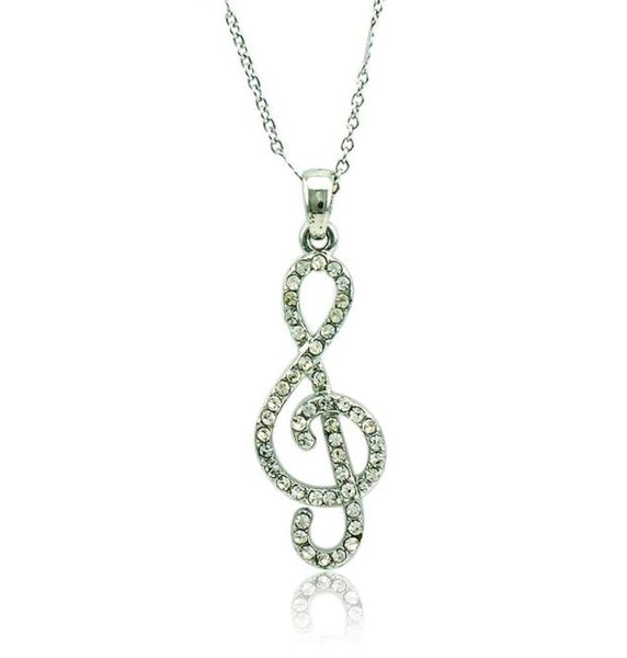 fashion silver plated pendant necklace white rhinestone music note charms necklace for women valentines gifts jewelry3424982
fashion silver plated pendant necklace white rhinestone music note charms necklace for women valentines gifts jewelry3424982