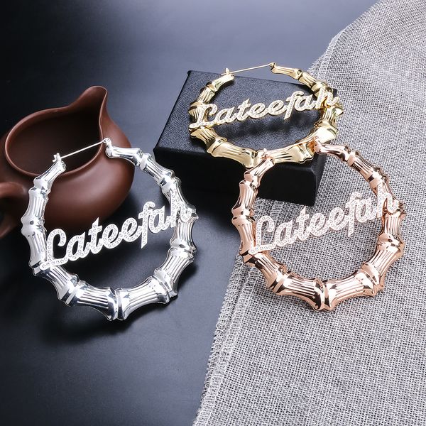 hoop huggie 40mm100mm custom luxury bamboo cubic zircon cz earrings for women wedding dubai trendy boucle d'oreille femme 230707, Golden;silver
hoop huggie 40mm100mm custom luxury bamboo cubic zircon cz earrings for women wedding dubai trendy boucle d'oreille femme 230707, Golden;silver