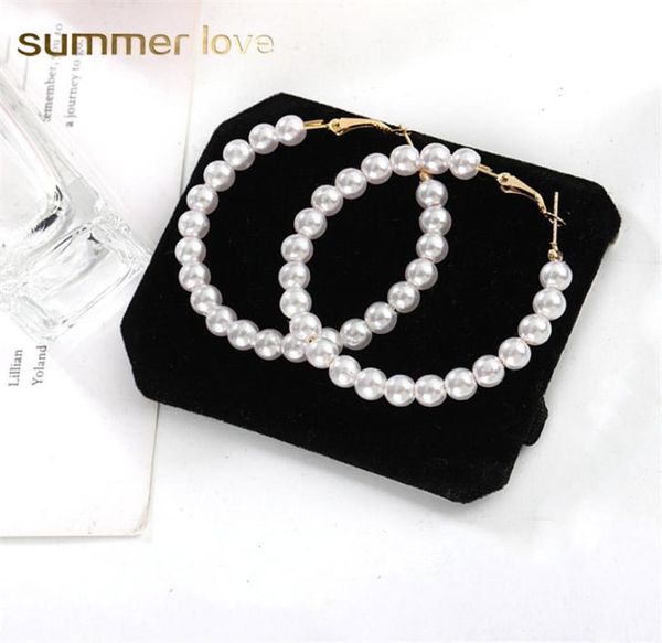 classic gold plating big imitation pearls hoop dangle earring for women simple style round drop earring fashion jewelry gift whole9126579, Silver
classic gold plating big imitation pearls hoop dangle earring for women simple style round drop earring fashion jewelry gift whole9126579, Silver