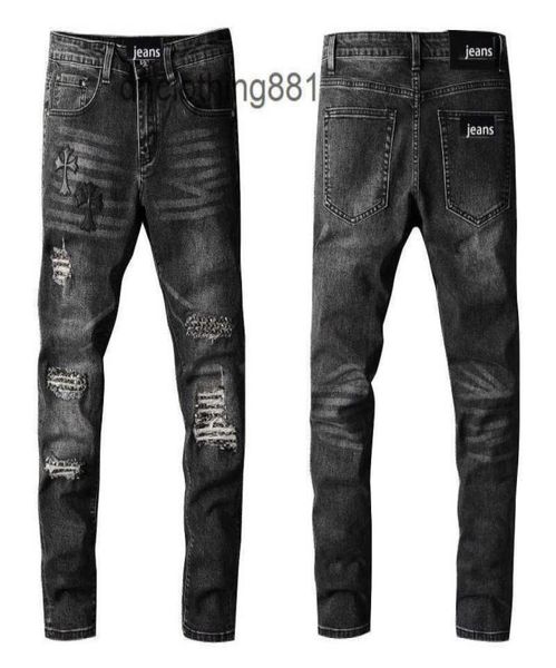 european and american designer men jeans pants trend amirs fashion cross knee hole patch cloth liuding men039s casual jeans 7183240656, Blue
european and american designer men jeans pants trend amirs fashion cross knee hole patch cloth liuding men039s casual jeans 7183240656, Blue