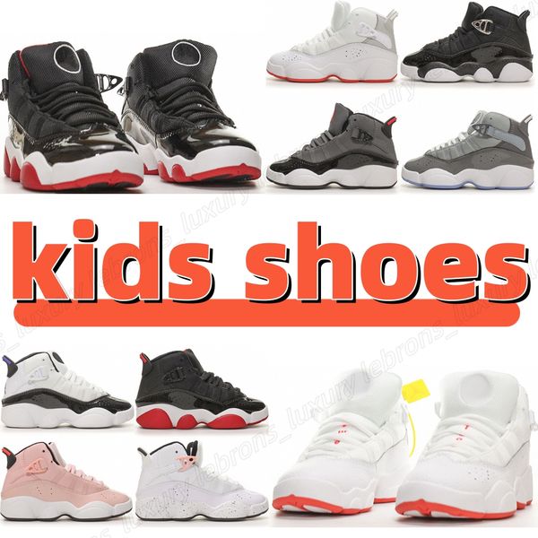 kids shoes 6 rings designer shoe brand boys trainer children toddlers basketball bred cool grey size 25-35 u1fv#, Black
kids shoes 6 rings designer shoe brand boys trainer children toddlers basketball bred cool grey size 25-35 u1fv#, Black