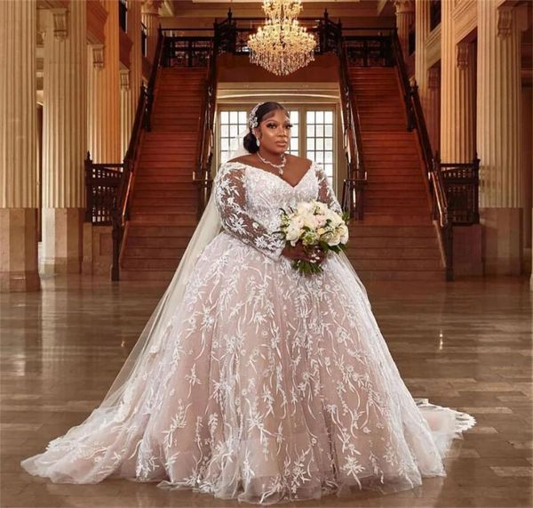 plus size wedding dresses long sleeves bridal gown v neck beads appliqued lace beach custom made sweep train boho chic a line robes as-96, White
plus size wedding dresses long sleeves bridal gown v neck beads appliqued lace beach custom made sweep train boho chic a line robes as-96, White