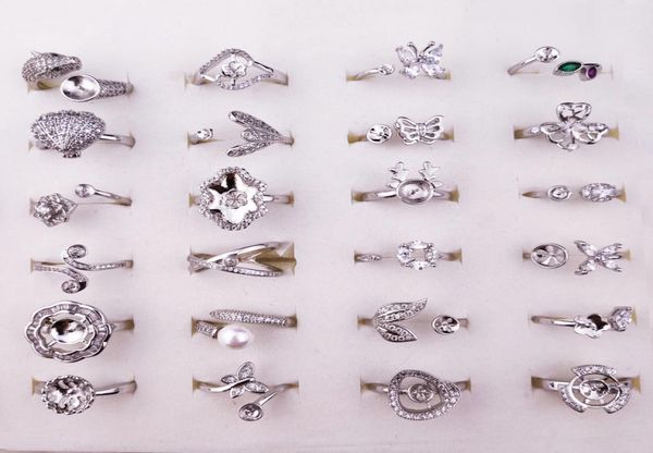 925 silver rings diy ring settings fashion jewelry pearl ring settings zircon silver ring for women adjustable size wedding christ5099323, Slivery;crystal
925 silver rings diy ring settings fashion jewelry pearl ring settings zircon silver ring for women adjustable size wedding christ5099323, Slivery;crystal