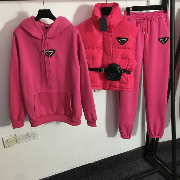 womens padded three pieces set sweatshirt jackets pants belt waist pack high collar cotton vest jacket hooded pullover sweatshirts casual pa, White
womens padded three pieces set sweatshirt jackets pants belt waist pack high collar cotton vest jacket hooded pullover sweatshirts casual pa, White