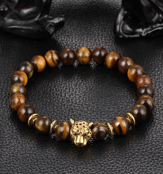 fashion natural agate lapis lazuli tiger eye prayer beads bracelets bracelet jewelry stretch leopard head lion4274375, Black 
fashion natural agate lapis lazuli tiger eye prayer beads bracelets bracelet jewelry stretch leopard head lion4274375, Black