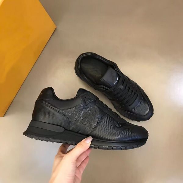 summer famous brand run away men sneakers shoes vintage abloh calfskin leather trainers party wedding basket rubber sole platform skateboard, Black
summer famous brand run away men sneakers shoes vintage abloh calfskin leather trainers party wedding basket rubber sole platform skateboard, Black