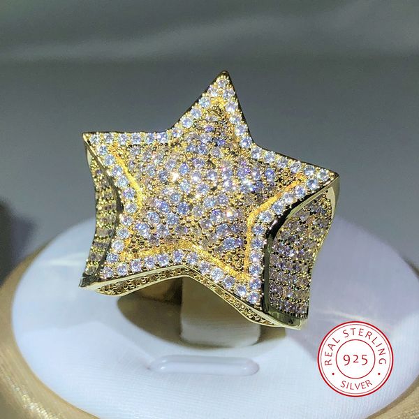 wedding rings 925 silver classic yellow gold five star zircon ring for women men big ring party birthday jewelry gift 230706, Slivery;golden
wedding rings 925 silver classic yellow gold five star zircon ring for women men big ring party birthday jewelry gift 230706, Slivery;golden