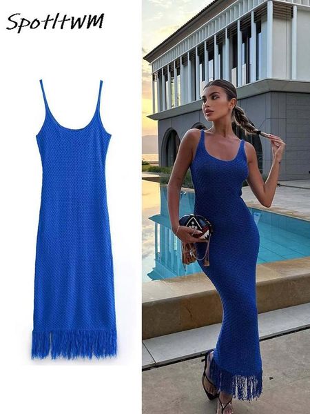 basic casual dresses elegant y2k blue knitted tassel halter fashion ladies backless ucollar summer vestidos women prom party long club robes, Black;gray
basic casual dresses elegant y2k blue knitted tassel halter fashion ladies backless ucollar summer vestidos women prom party long club robes, Black;gray