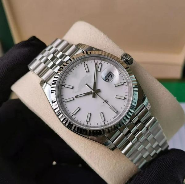 original box automatic mechanical watch for men big magnifier datejust 41mm stainless steel sapphire solid clasp president mens watches male, Slivery;brown
original box automatic mechanical watch for men big magnifier datejust 41mm stainless steel sapphire solid clasp president mens watches male, Slivery;brown