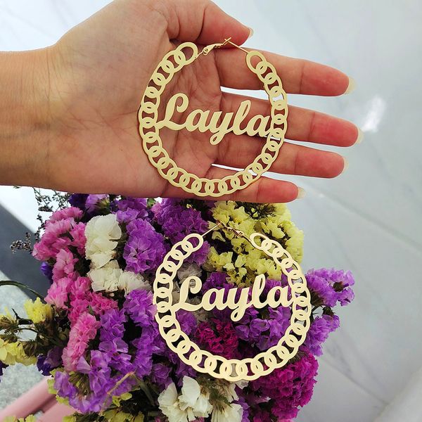 hoop huggie 40mm90mm custom pig nose earrings customize name big personality with statement words hiphop 230707, Golden;silver
hoop huggie 40mm90mm custom pig nose earrings customize name big personality with statement words hiphop 230707, Golden;silver