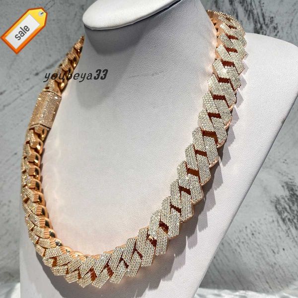 thicker 20mm 4 row diamond 925 sterling silver iced out prong setting vvs moissanite cuban link chain
thicker 20mm 4 row diamond 925 sterling silver iced out prong setting vvs moissanite cuban link chain