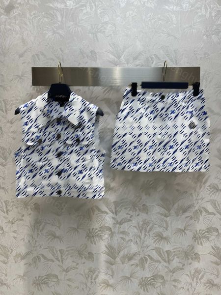 23ss womens designer clothing skirt set presbytery full print vest large pocket logo embroidered denim skirt sets womens clothing, White
23ss womens designer clothing skirt set presbytery full print vest large pocket logo embroidered denim skirt sets womens clothing, White