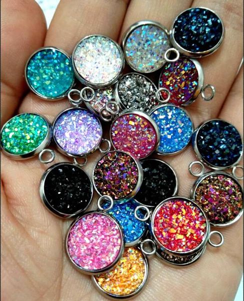 100pcs lot resin druzy beads for jewelry making loose lampwork charms diy beads for bracelet necklace earrings whole in bulk6890446, Bronze;silver 
100pcs lot resin druzy beads for jewelry making loose lampwork charms diy beads for bracelet necklace earrings whole in bulk6890446, Bronze;silver