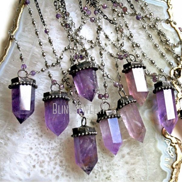 strands strings nm40569 amethyst tower purple obelisk talisman wicca witch goth necklace crystal point layering halloween jewelry 230707, Black
strands strings nm40569 amethyst tower purple obelisk talisman wicca witch goth necklace crystal point layering halloween jewelry 230707, Black