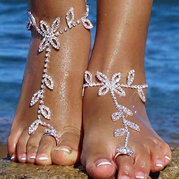 anklets stonefans summer 2pcs set leaf finger anklet for women luxury silver color leaf hand harness bracelet jewelry gift 230706, Red;blue
anklets stonefans summer 2pcs set leaf finger anklet for women luxury silver color leaf hand harness bracelet jewelry gift 230706, Red;blue