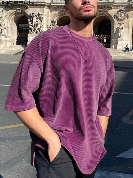 men's t-shirts 2023 men casual t shirt corduroy o-neck half sleeve solid color men clothing streetwear loose leisure camisetas s-5xl l2, White;black
men's t-shirts 2023 men casual t shirt corduroy o-neck half sleeve solid color men clothing streetwear loose leisure camisetas s-5xl l2, White;black