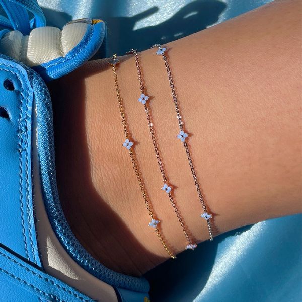 anklets ins creative blue flower anklet cute copper gold plated zircon ankle chain for women girls fashion jewelry gift 230706, Red;blue
anklets ins creative blue flower anklet cute copper gold plated zircon ankle chain for women girls fashion jewelry gift 230706, Red;blue