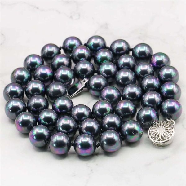 charming 8/10/12/14mm 18/22inch black south sea shell pearl necklace bead jewelry natural stone mother's day gift aaa+ wholesale, Silver
charming 8/10/12/14mm 18/22inch black south sea shell pearl necklace bead jewelry natural stone mother's day gift aaa+ wholesale, Silver