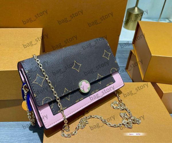 designer flore chain wallet womens pochette mini shoulder bag wallet on chain woc rose ballerine fuchsia red black monograms flower clasp cl
designer flore chain wallet womens pochette mini shoulder bag wallet on chain woc rose ballerine fuchsia red black monograms flower clasp cl