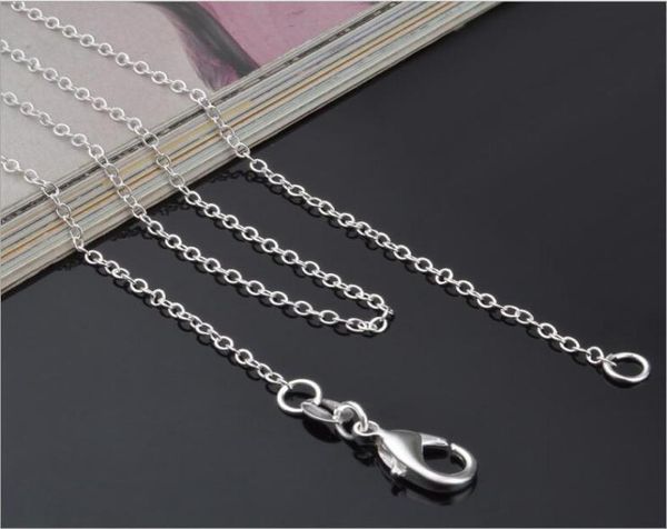 925 sterling silver strands thin chain necklace size 1mm 1824 inche sc01 925silver woman lobster clasps smooth chains jewelry9568987, Black
925 sterling silver strands thin chain necklace size 1mm 1824 inche sc01 925silver woman lobster clasps smooth chains jewelry9568987, Black