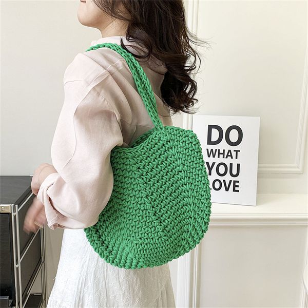 evening bags summer fashion cotton woven underarm shoulder for women casual candy color bohemian beach female shopping handbag 230707
evening bags summer fashion cotton woven underarm shoulder for women casual candy color bohemian beach female shopping handbag 230707