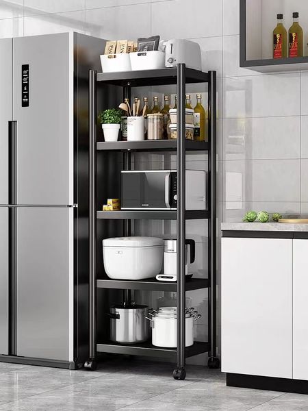 stainless steel high temperature paint kitchen shelving floor to ceiling multilayer microwave shelving with wheeled storage
stainless steel high temperature paint kitchen shelving floor to ceiling multilayer microwave shelving with wheeled storage