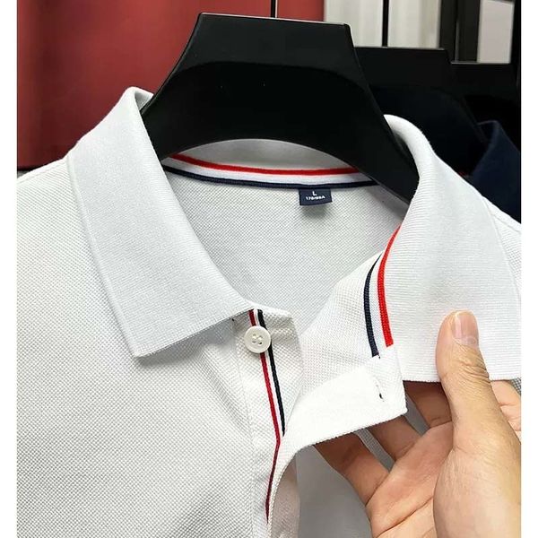 mens polos dyxue100% cotton summer highend lapel polo shirt solid color business casual cool fashion trend hem short sleeve m4xl 230706, White;black
mens polos dyxue100% cotton summer highend lapel polo shirt solid color business casual cool fashion trend hem short sleeve m4xl 230706, White;black