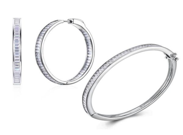 solid 925 sterling silver bangle hoop earrings set rec cubiz zirconia engagement wedding bridal anniversary jewelry sets65290583751692
solid 925 sterling silver bangle hoop earrings set rec cubiz zirconia engagement wedding bridal anniversary jewelry sets65290583751692