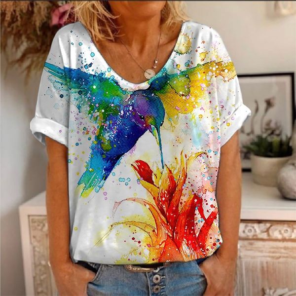 womens tshirt fashion hummingbird 3d print animal tshirt women vneck t shirts streetwear female tees harajuku y2k girls 230707, White
womens tshirt fashion hummingbird 3d print animal tshirt women vneck t shirts streetwear female tees harajuku y2k girls 230707, White