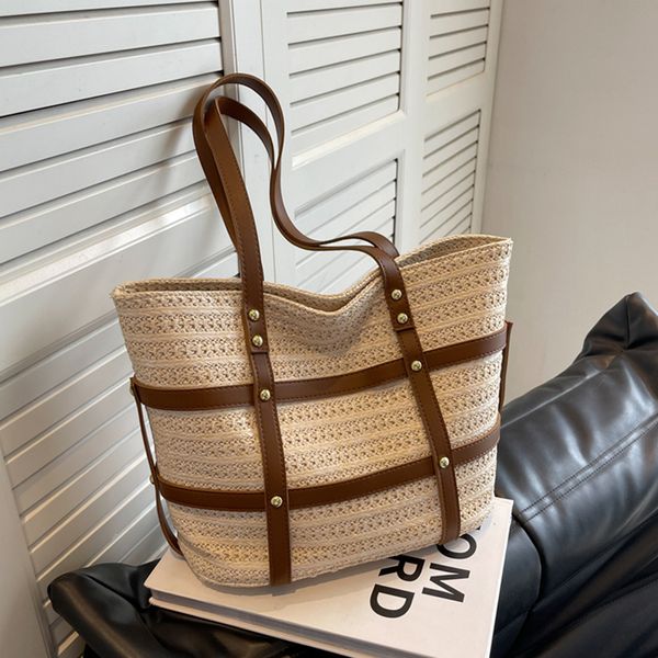 evening bags brand large capacity weave straw shoulder for women casual tote bag luxury travel shopper beach 2023 handmade handbags 230707
evening bags brand large capacity weave straw shoulder for women casual tote bag luxury travel shopper beach 2023 handmade handbags 230707
