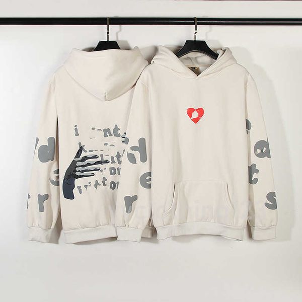 men's and women's hip hop love arms letter foam printed hoodie jacket aneyees designer personality 23ss, Black
men's and women's hip hop love arms letter foam printed hoodie jacket aneyees designer personality 23ss, Black