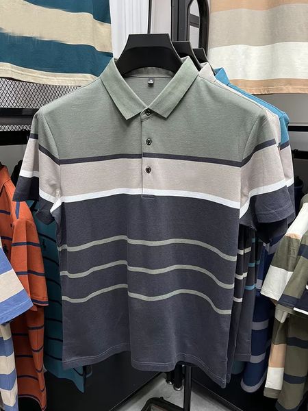 men's polos 95%cotton brand embroidery polo shirt mens summer pure color casual short sleeve lapel cool fashion stripe 230706, White;black
men's polos 95%cotton brand embroidery polo shirt mens summer pure color casual short sleeve lapel cool fashion stripe 230706, White;black