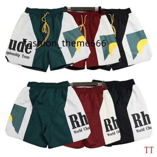 rhude men's shorts summer fashion beach pants men street wear red blue black purple pants mens loose shorts zipper shorts size s-xl, White;black
rhude men's shorts summer fashion beach pants men street wear red blue black purple pants mens loose shorts zipper shorts size s-xl, White;black