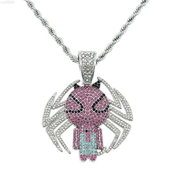 real gold hip-hop diamonds pendant spider shape pendant necklace accessories for men and women trendy fashion accessories, Silver
real gold hip-hop diamonds pendant spider shape pendant necklace accessories for men and women trendy fashion accessories, Silver