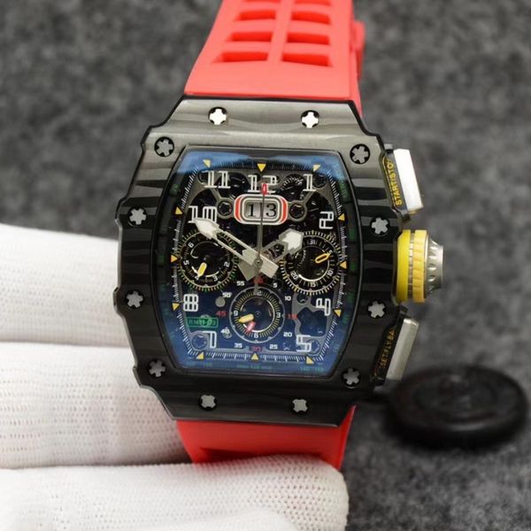 watches mens watch 42mm x 50mm rm11-03 pablo mac donough skeleton watch carbon fiber transparent mechanical automatic thickness 18.5mm, Slivery;brown
watches mens watch 42mm x 50mm rm11-03 pablo mac donough skeleton watch carbon fiber transparent mechanical automatic thickness 18.5mm, Slivery;brown