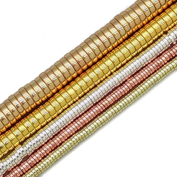 jhnby rose gold color flat round coins hematite 3/4/6/8mm natural stone spacers loose beads for jewelry making diy bracelets
jhnby rose gold color flat round coins hematite 3/4/6/8mm natural stone spacers loose beads for jewelry making diy bracelets