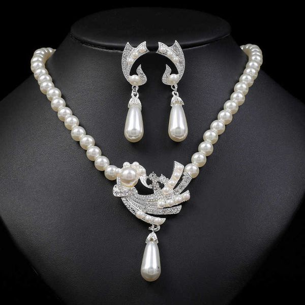 korean version outrageous pearl necklace earrings set bride dress versatile accessories fashionable novel alloy electric twopiece 230628, Silver
korean version outrageous pearl necklace earrings set bride dress versatile accessories fashionable novel alloy electric twopiece 230628, Silver