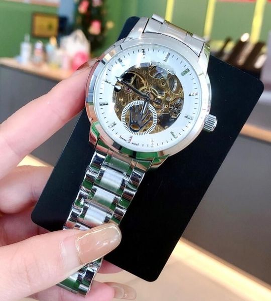 men's watch casual watches luxury designer mechanical automatic watch, Slivery;brown
men's watch casual watches luxury designer mechanical automatic watch, Slivery;brown