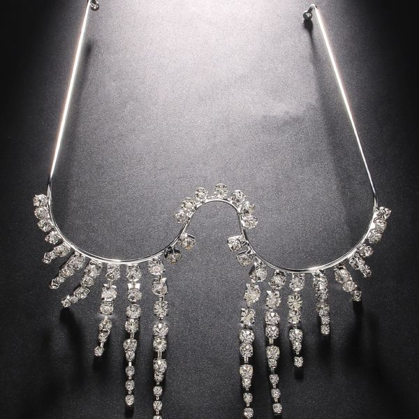 eye frame selling rhinestone accessories ball fringe glasses frame trend p face jewelry facechain designer jewelry, Silver
eye frame selling rhinestone accessories ball fringe glasses frame trend p face jewelry facechain designer jewelry, Silver