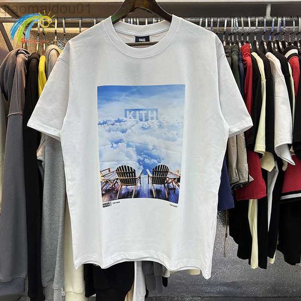 men's t-shirts blue sky white clouds printing kith box t shirt men women casual fashion black apricot simple kith tee inside tags l2307, White;black
men's t-shirts blue sky white clouds printing kith box t shirt men women casual fashion black apricot simple kith tee inside tags l2307, White;black