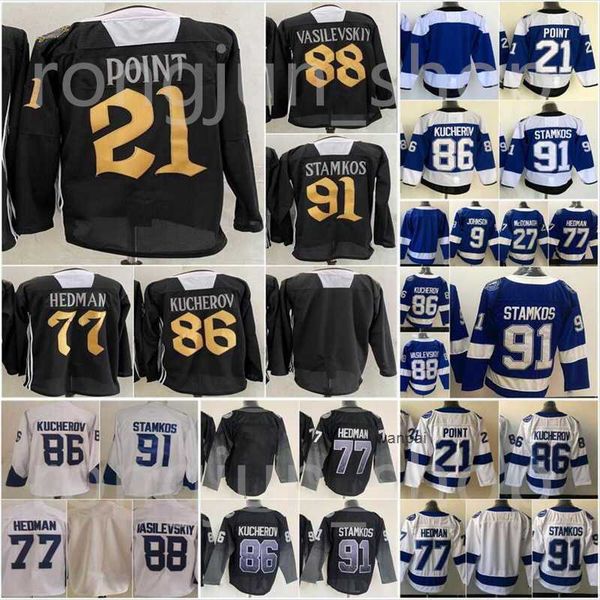 2022 stadium series tampa bay hockey 21 brayden point jersey 77 victor hedman nikita kucherov 88 andrei vasilevskiy 91 steven stamkos, Black;red
2022 stadium series tampa bay hockey 21 brayden point jersey 77 victor hedman nikita kucherov 88 andrei vasilevskiy 91 steven stamkos, Black;red