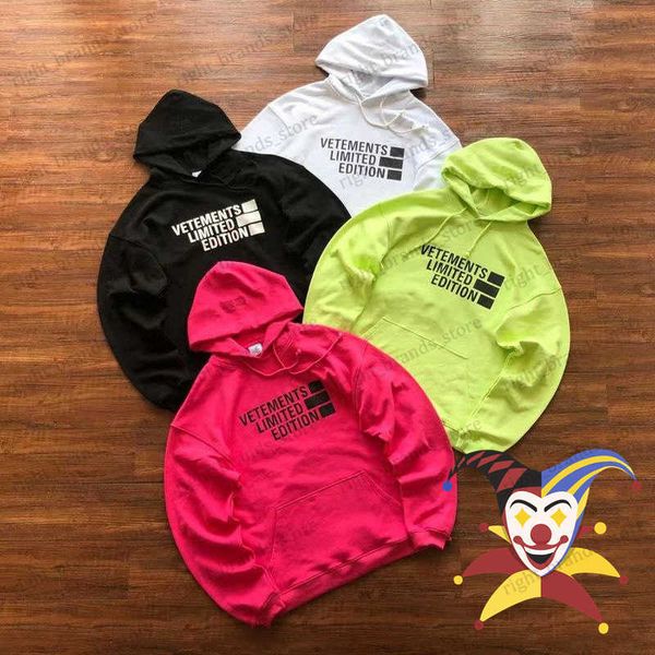 men's hoodies sweatshirts vetements limited edition hoodie men women oversized embroidered sweatshirts vtm pullovers t230707, Black
men's hoodies sweatshirts vetements limited edition hoodie men women oversized embroidered sweatshirts vtm pullovers t230707, Black