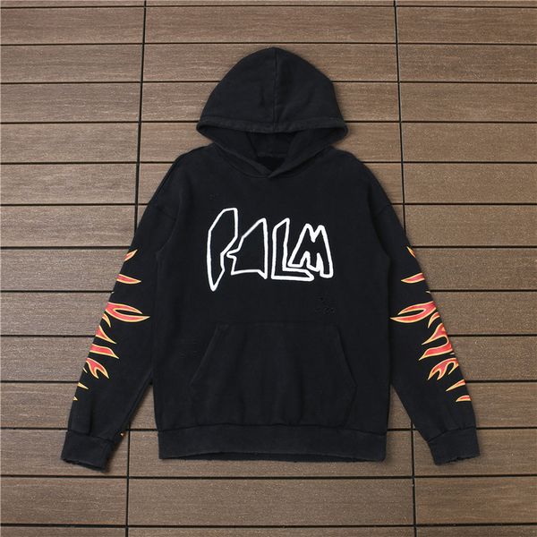 23ss new hoodies flame letters ragged print pattern cotton loose and versatile men and women sweatshirts, Black
23ss new hoodies flame letters ragged print pattern cotton loose and versatile men and women sweatshirts, Black