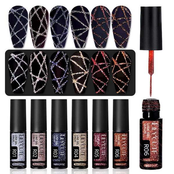 nail polish lilycute 5ml reflective glitter line gel nail polish 14 colors for uvled paint nails drawing polish diy painting varnishes 23070
nail polish lilycute 5ml reflective glitter line gel nail polish 14 colors for uvled paint nails drawing polish diy painting varnishes 23070