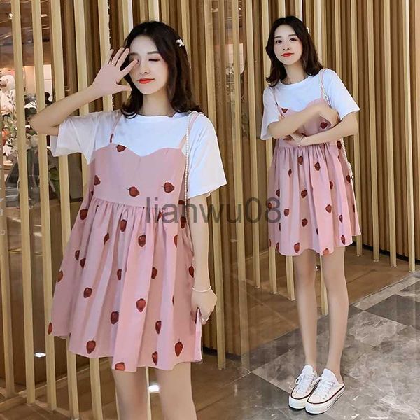 maternity dresses 1941# maternity clothes summer cotton false twopiece short sleeve loose stylish dress for pregnant women pregnancy clothes, White
maternity dresses 1941# maternity clothes summer cotton false twopiece short sleeve loose stylish dress for pregnant women pregnancy clothes, White