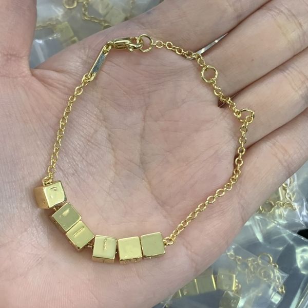 new popular chain charm bracelet luxury brand designer bracelet celinity women's jewelry fashion classic c bracelets christmas gift kc4, Golden;silver
new popular chain charm bracelet luxury brand designer bracelet celinity women's jewelry fashion classic c bracelets christmas gift kc4, Golden;silver