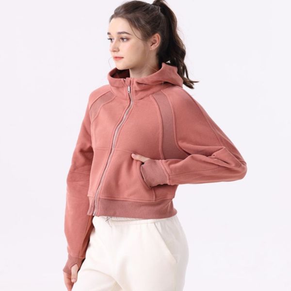 lu-008 women's new yoga plush scuba women's zipper hoodie loose short warm sports full zipper sweater overcoat
lu-008 women's new yoga plush scuba women's zipper hoodie loose short warm sports full zipper sweater overcoat