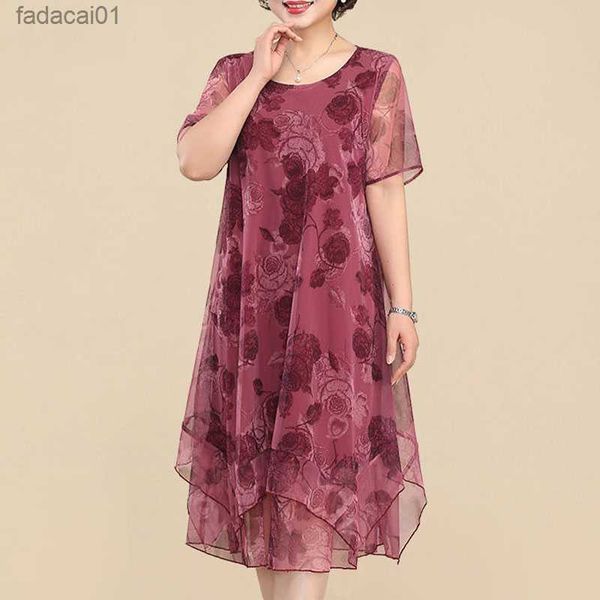 2023 oneck short sleeve dresses vintage floral printed summer gauze spliced women's clothing stylish irregular loose midi dress l230621, Black;gray
2023 oneck short sleeve dresses vintage floral printed summer gauze spliced women's clothing stylish irregular loose midi dress l230621, Black;gray