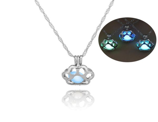 glow in the dark metal pet dog paw pendant necklaces for woman animal dogs hollow locket pendants night luminous light9602144, Silver
glow in the dark metal pet dog paw pendant necklaces for woman animal dogs hollow locket pendants night luminous light9602144, Silver