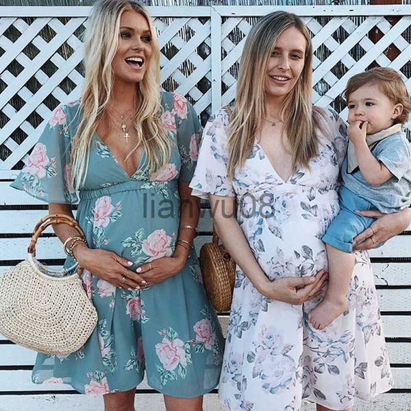 maternity dresses printed floral chiffon short sleeve elastic pregnant woman dress breathable bohemian loose dress x0707, White
maternity dresses printed floral chiffon short sleeve elastic pregnant woman dress breathable bohemian loose dress x0707, White